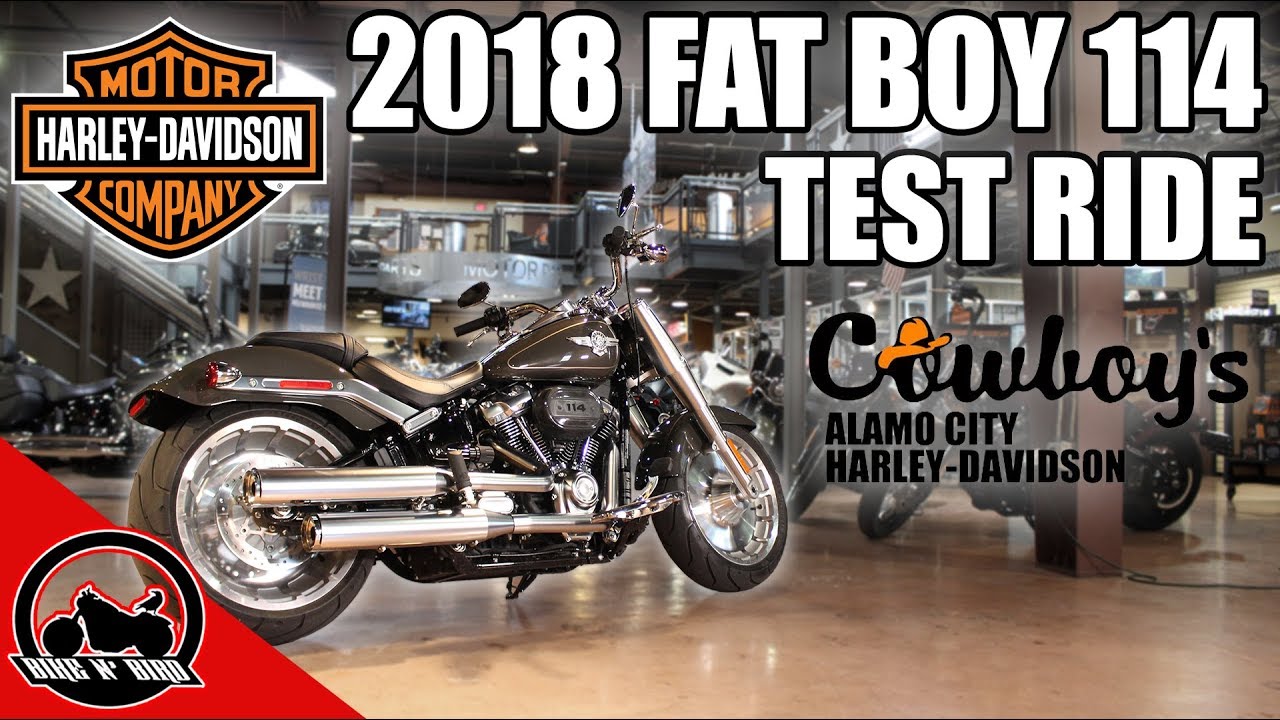 Тест-драйв Harley-Davidson Fat Boy 114 2018 года