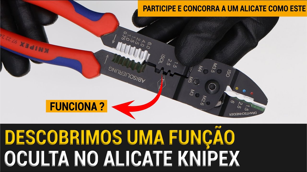 DESCOBRIMOS UMA FUNÇÃO OCULTA NO ALICATE KNIPEX!