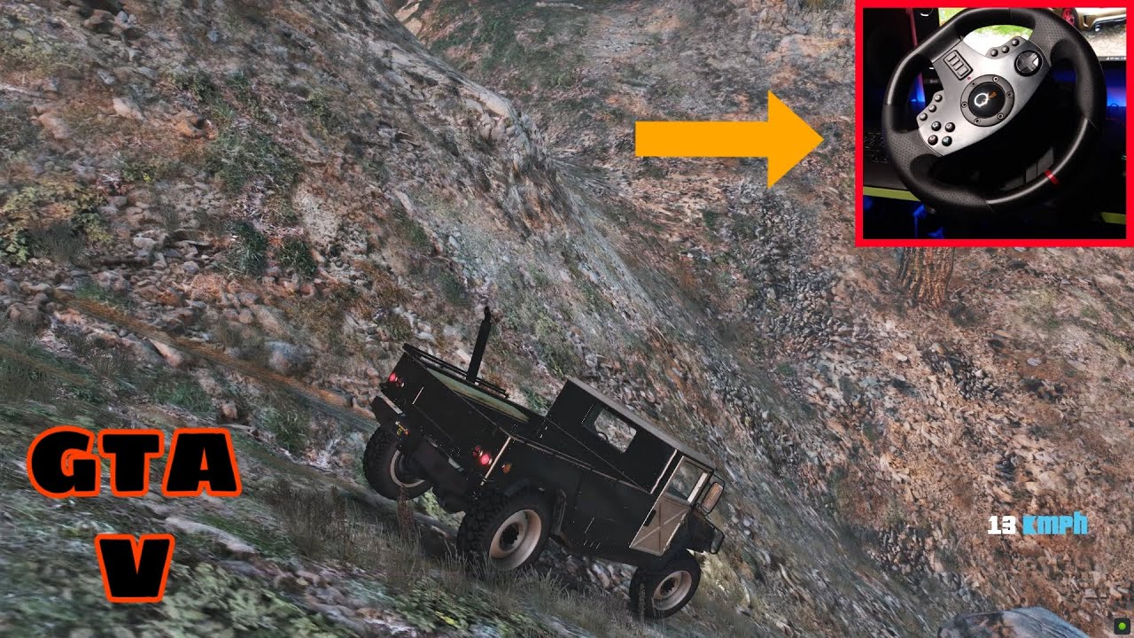 Squaddie - GTA V Steering Wheel Gameplay