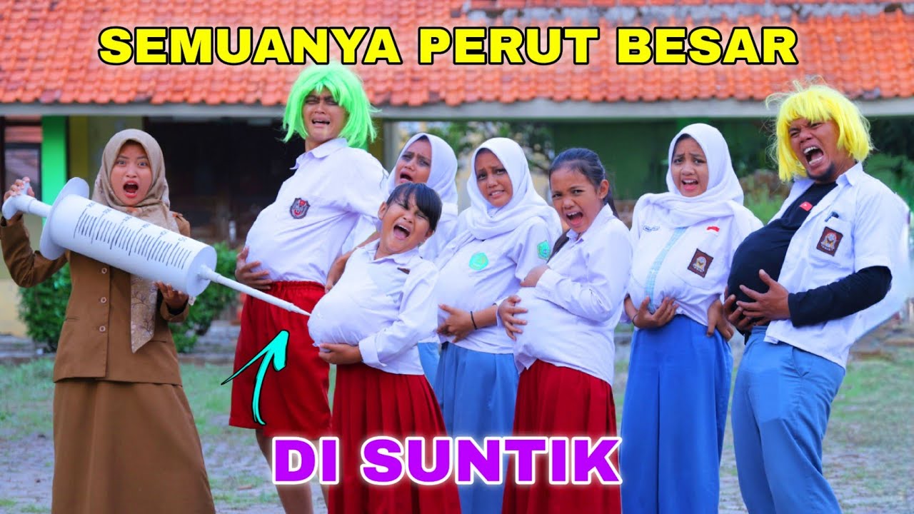 SEMUA MURID PERUTNYA BESAR DI SUNT1K BU GURU | CHIKAKU FAMILY