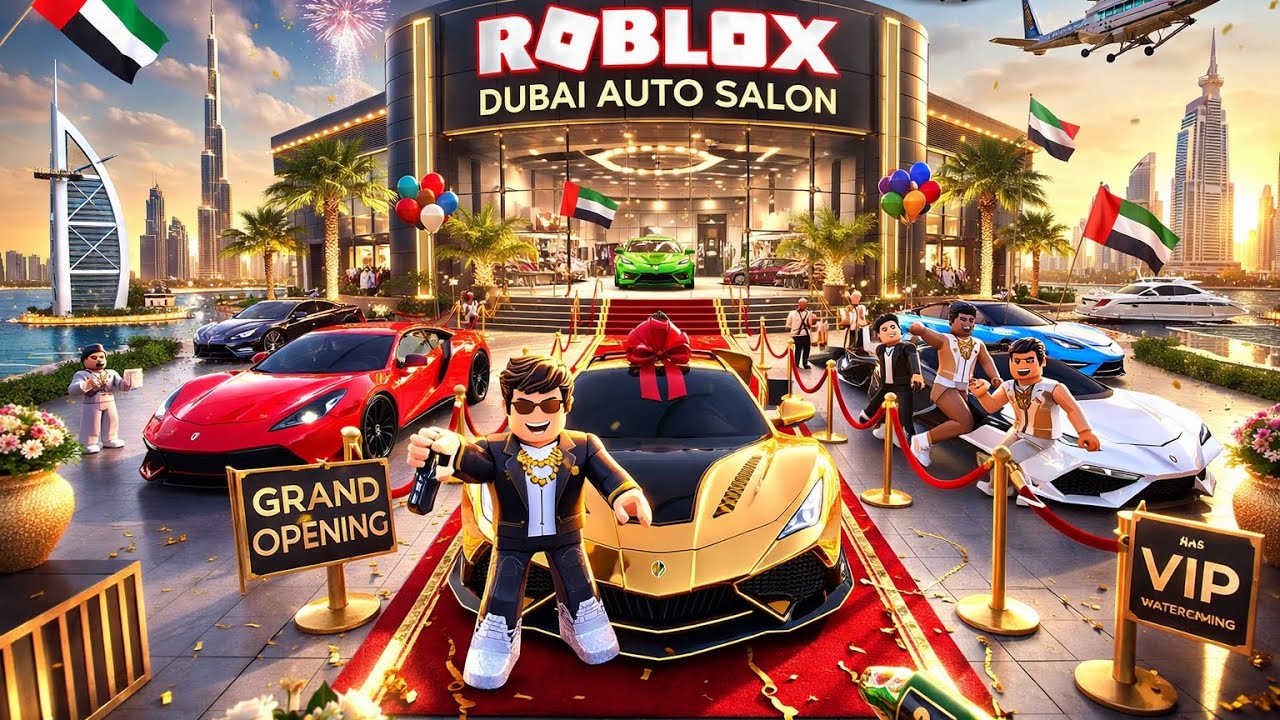 Roblox lekin Dubai da avtosalan ochdim