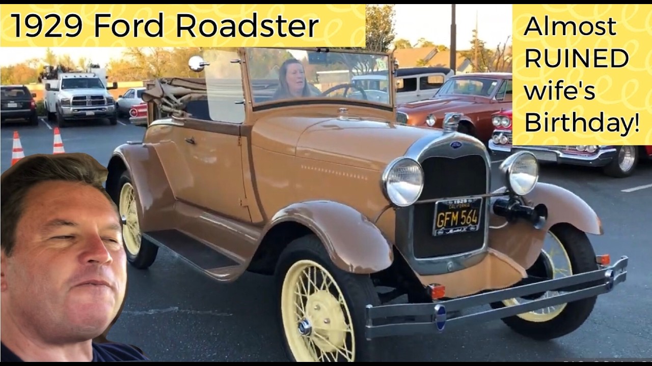 Can we get wife's 1929 Ford Model A roadster running again to make wife's birthday dinner and show?