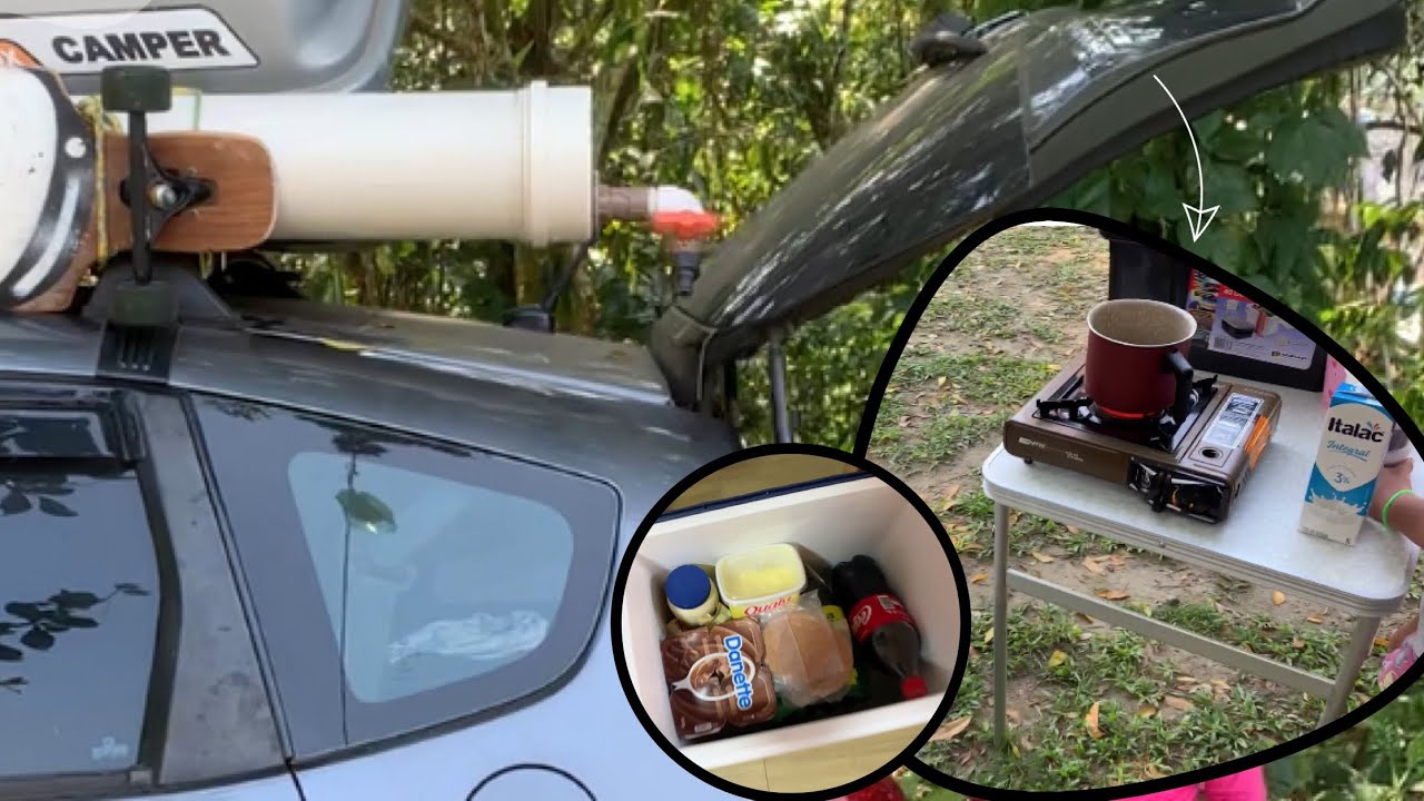 MINI MOTORHOME - PRIMEIRA VEZ EM UM CAMPING, PRECISAMOS DE UMA GELADEIRA ( GUARUJÁ ) MEUFIT-HOME