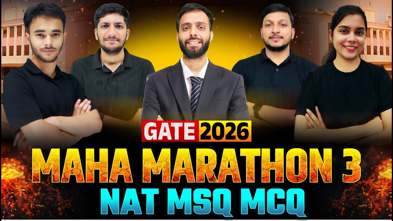 Full Syllabus Marathon 03 | IIT GATE26 IIT JAM26