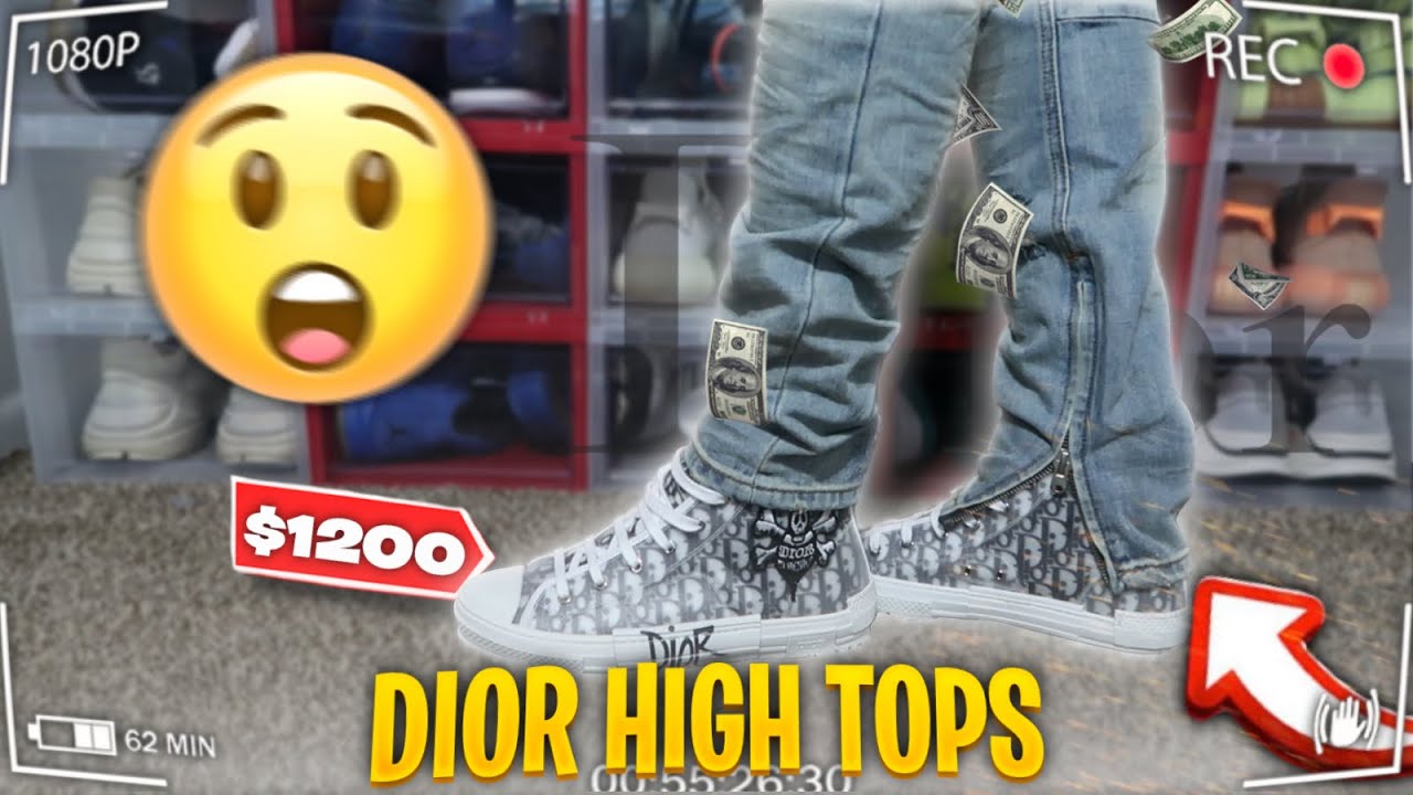 Dior High-Top “Embroidery Patch” Edition 🦋🔥