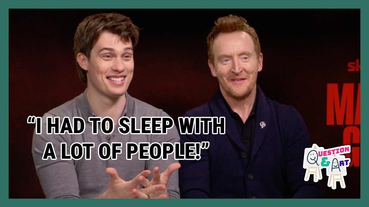 Nicholas Galitzine and Tony Curran Draw Each Other | Question & Art