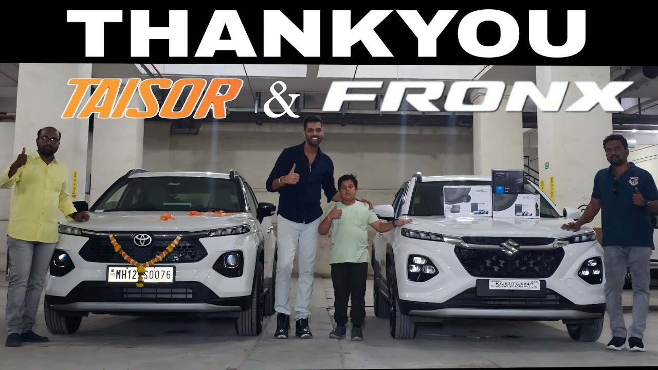 MARUTI FRONX & TOYOTA TAISOR FROM PAN INDIA UPGRADED FROM BASE TO TOP MODEL...!!!