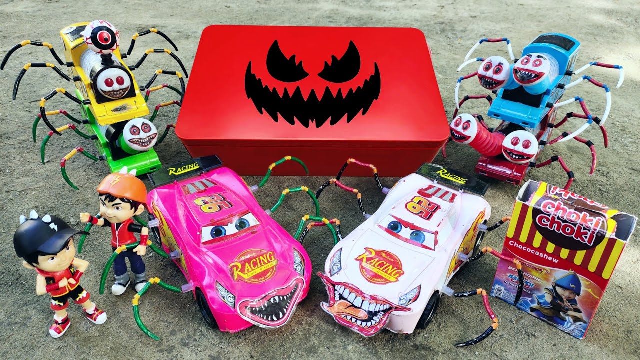 Bermain Kereta Api Hantu Laba-laba, Thomas and the Friends, Mobil, Mobil Laba-laba, Mobil Hantu #18