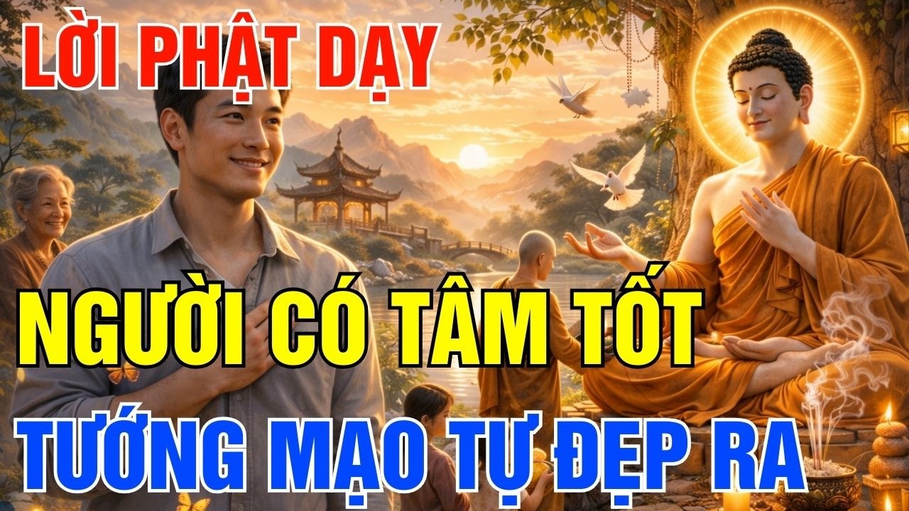 Người Có Tâm Tốt Tướng Mạo Tự Đẹp Ra - Phật Dạy Bí Quyết Không Ai Ngờ Tới|Đạo Phật Đời Sống
