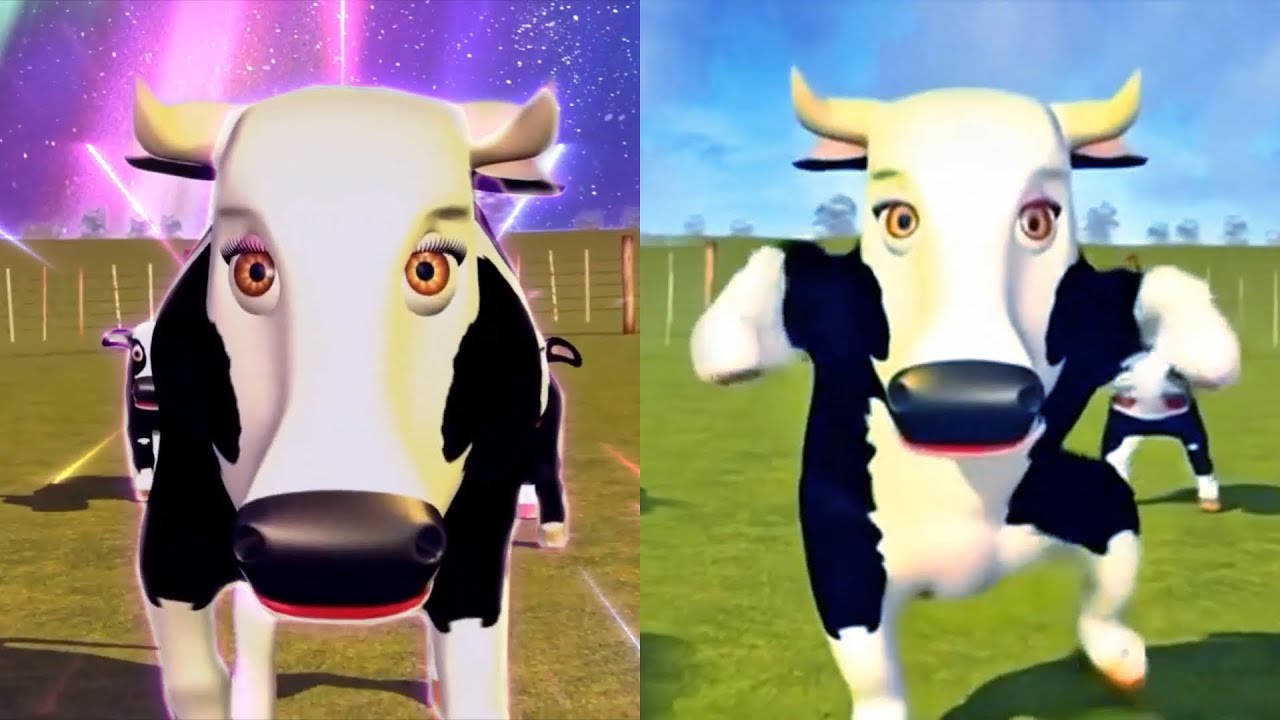El Pollito Pio baile NUEVO divertido de la vaca  - La Vaca Lola MEME 2