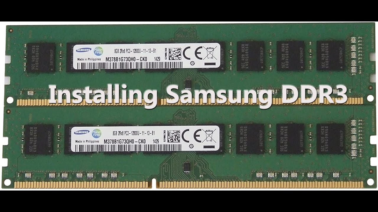 Samsung Original 16GB, (2 x 8GB) 240-pin DIMM, DDR3 PC3-12800, Desktop Memory Module