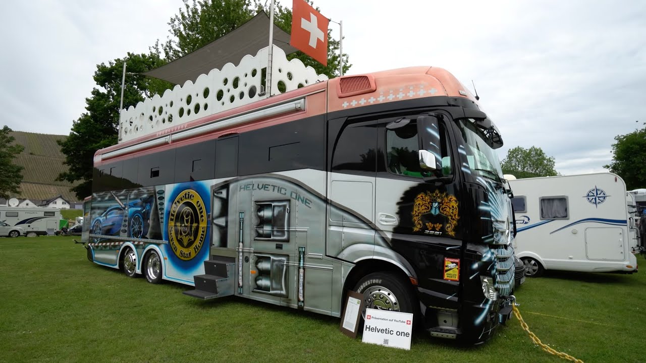 13 Meter purer Luxus: HELVETIC ONE – Das XXL-Wohnmobil der Superlative mit Dachterasse! 💰🚛✨