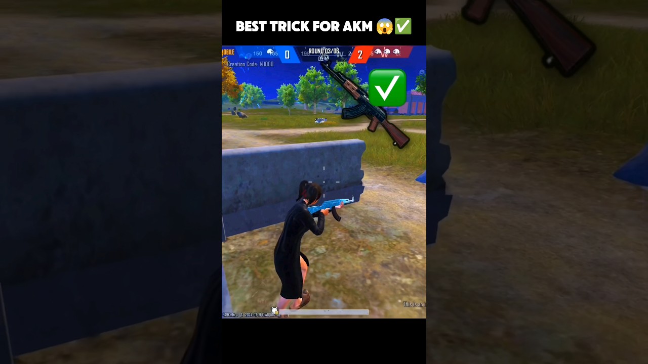 Best Trick For AKM 😱✅ #pubgmobile #mrijazplays #pubgtips #tipsandtricks