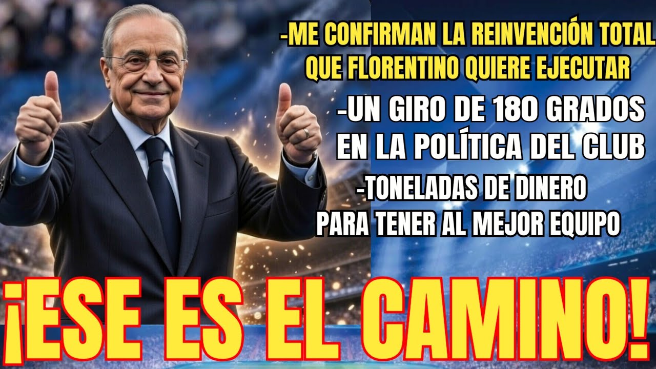 🚨La reinvención total que Florentino Pérez quiere llevar a cabo en el R.Madrid este verano 