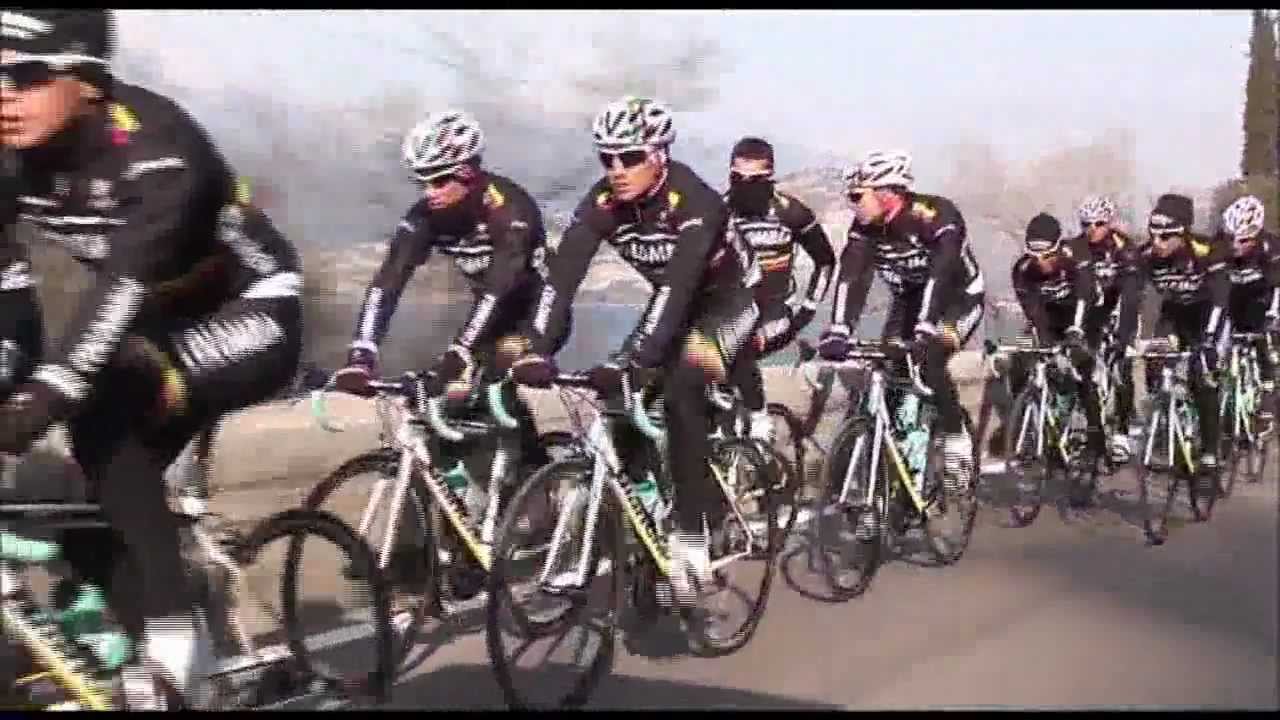 Colombia Coldeportes 2012 Training Camp in Torbole - behind the stage