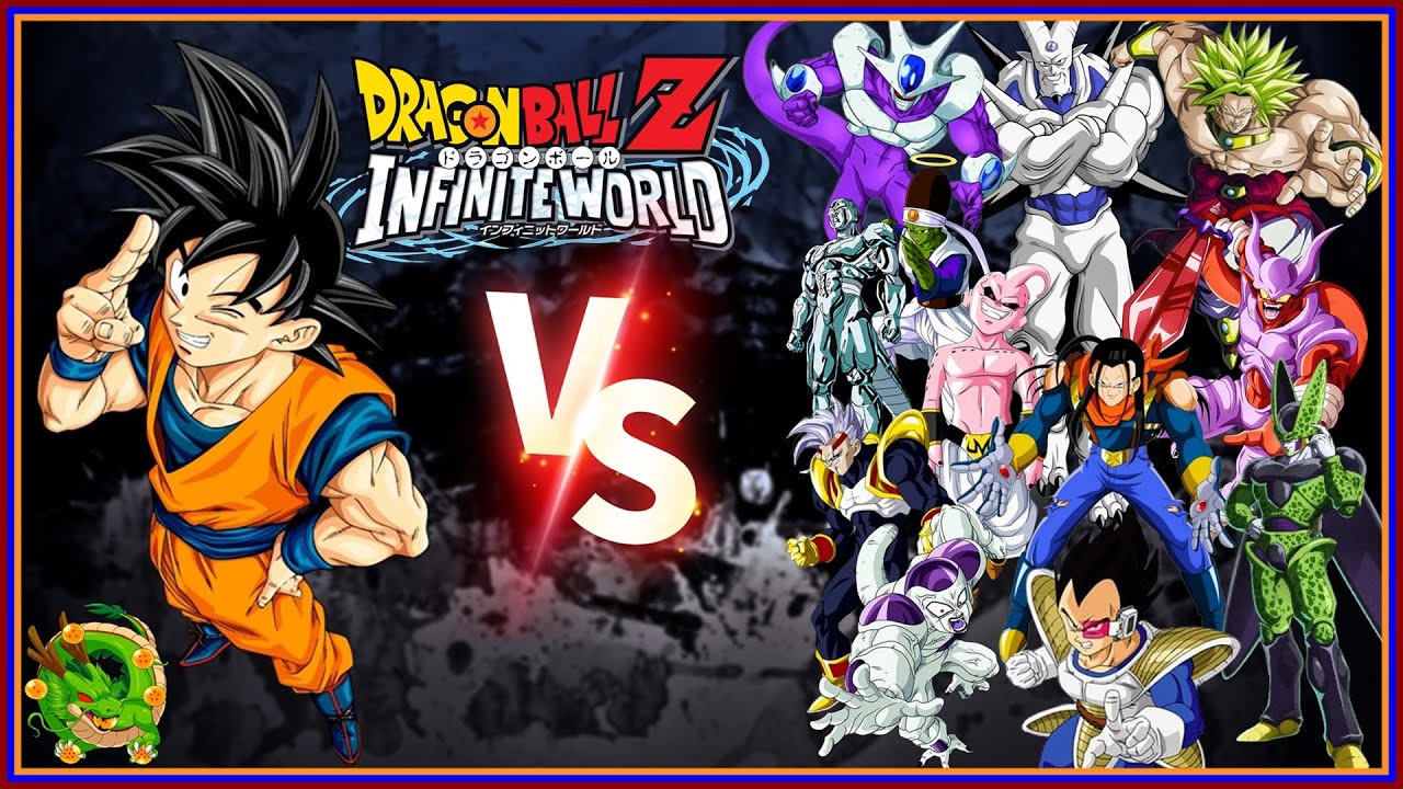 Goku Vs final Bosses Dragon Ball Z Infinite World