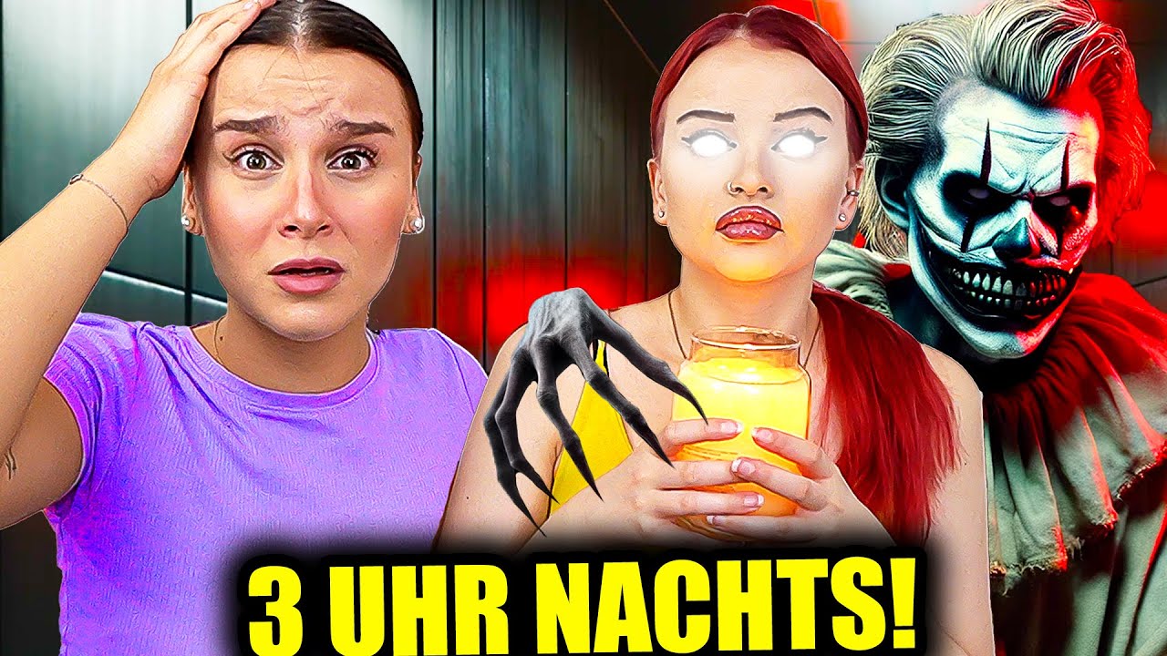 3 UHR NACHTS : VERBOTENE Rituale testen! 😫🩸(läuft schief) - Celina