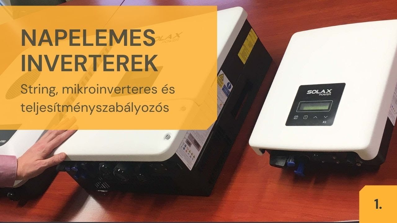Inverterek - a napelemes rendszerek szürke eminenciásai (1. rész)