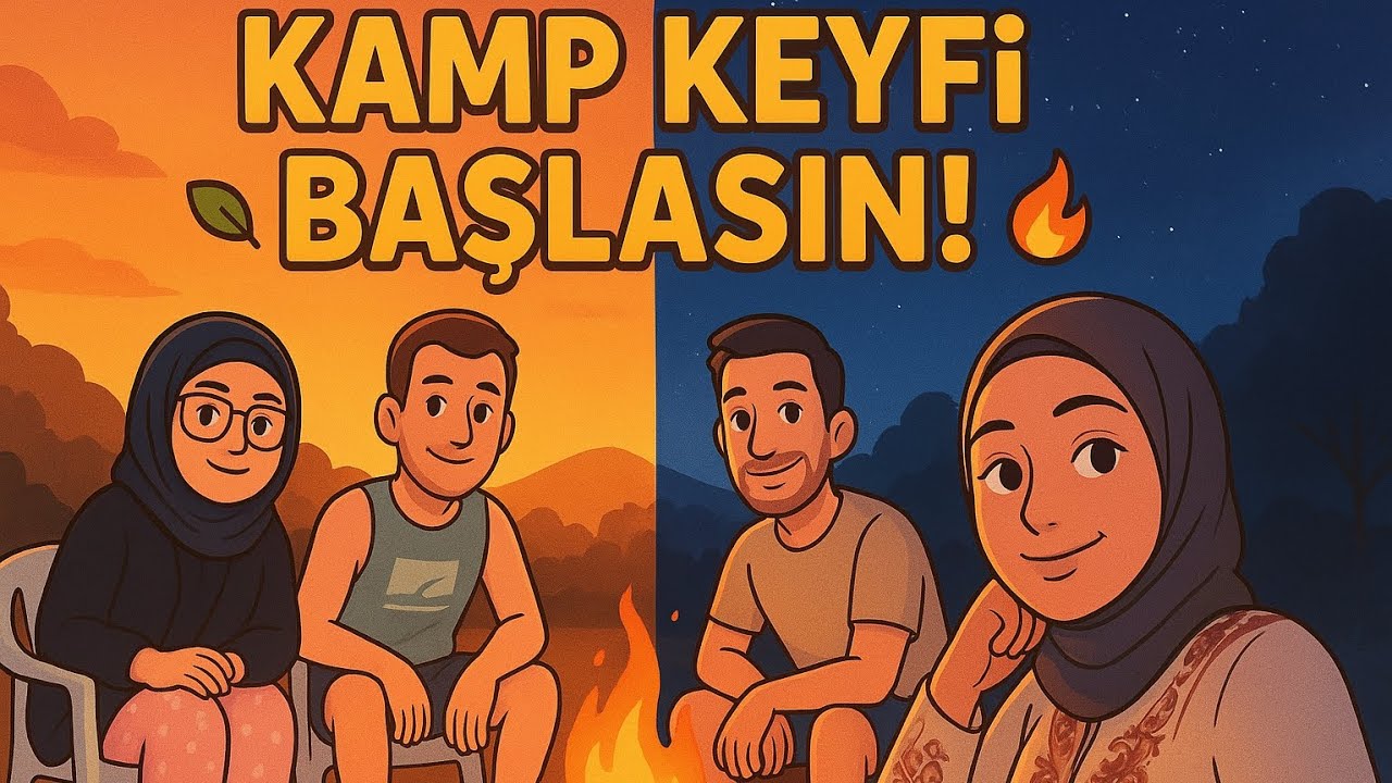 MANGAL, VAMPİR KÖYLÜ VE BOL EĞLENCE ! | SAHİL KENARINDA EFSANA BİR KAMP GÜNÜ 🏕️