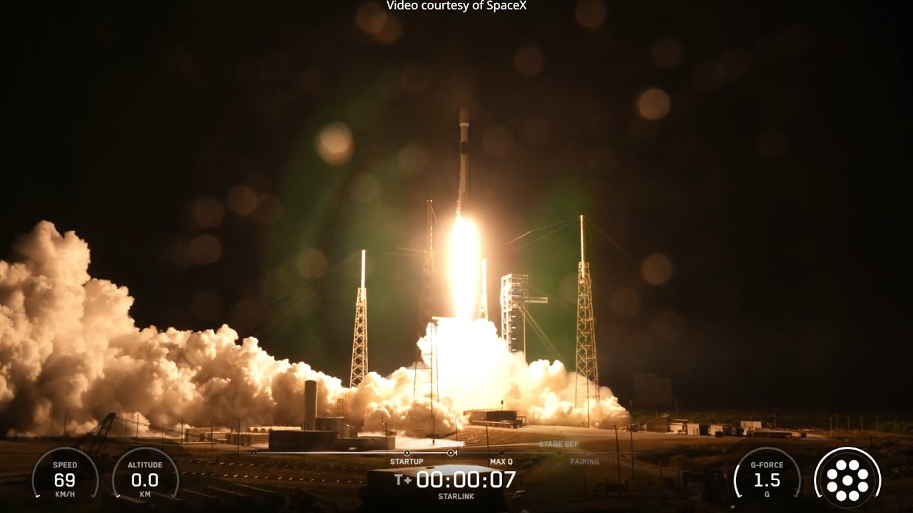 SpaceX Starlink 350 launch and Falcon 9 first stage landing, 30 January 2026
