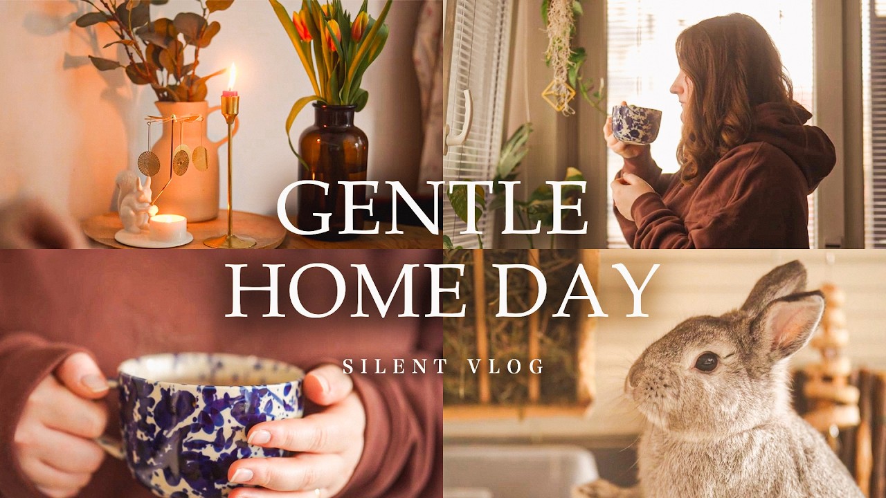 A Slow January Day at Home | Cozy Homemaking, Rest | Silent Vlog