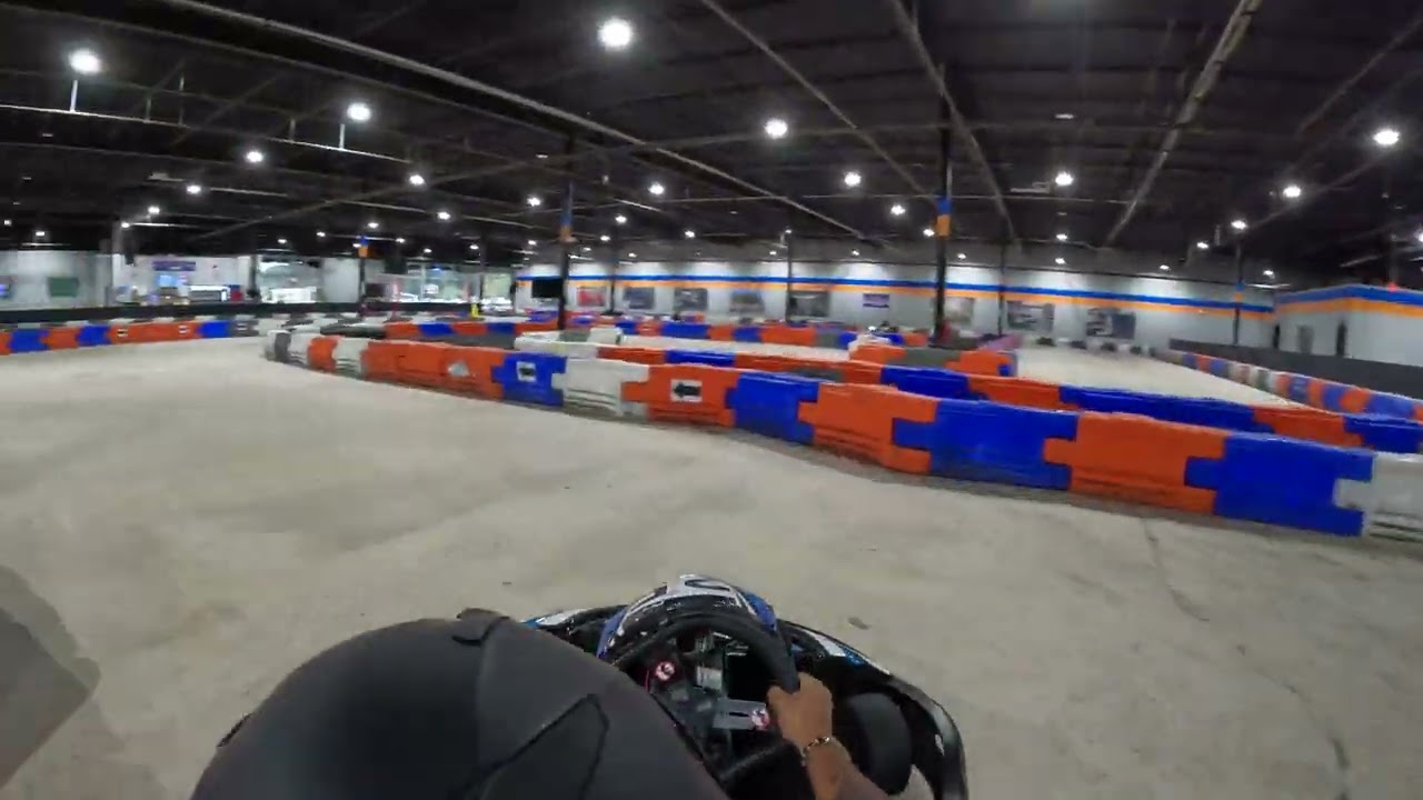 My (POV) at Monaco indoor go kart in Berlin, NJ.
