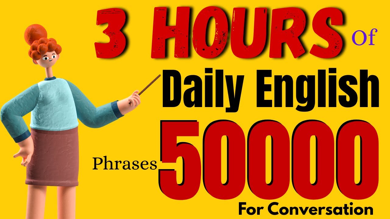 Slow English Listening Practice “50000” Phrases | English Conversation for Beginners 