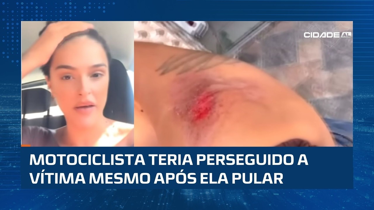 Motociclista de aplicativo é identificado e polícia investiga caso de mulher que pulou de moto