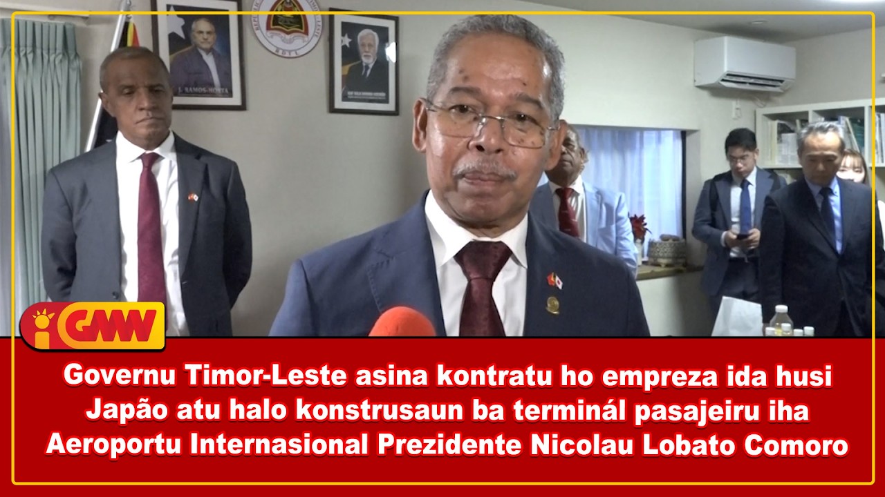 Governu Timor-Leste asina kontratu ho empreza ida husi Japão  atu halo konstrusaun ba terminál