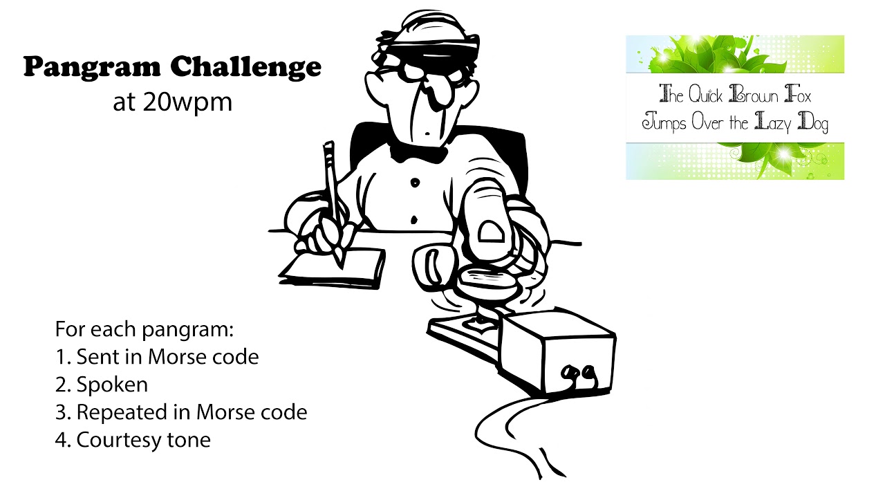 Pangram Challenge 20wpm