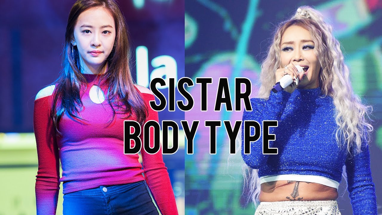 (Kpop) Sistar Body Types