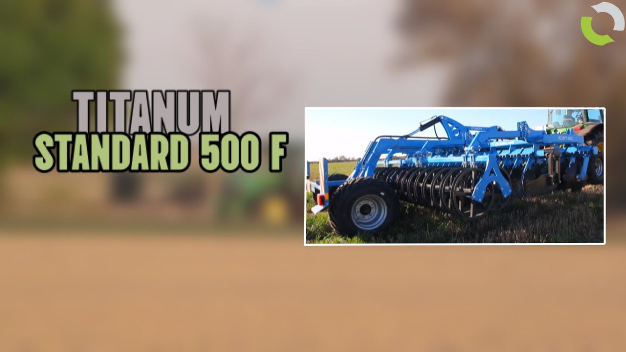 AGROLAND Titanum Standard 500 F | Short disc harrow