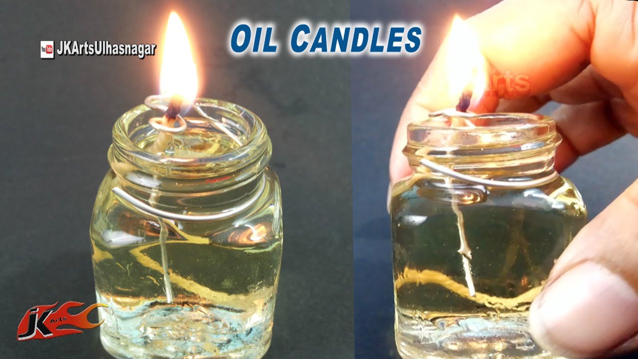 How to make small oil candles | JK Arts 927