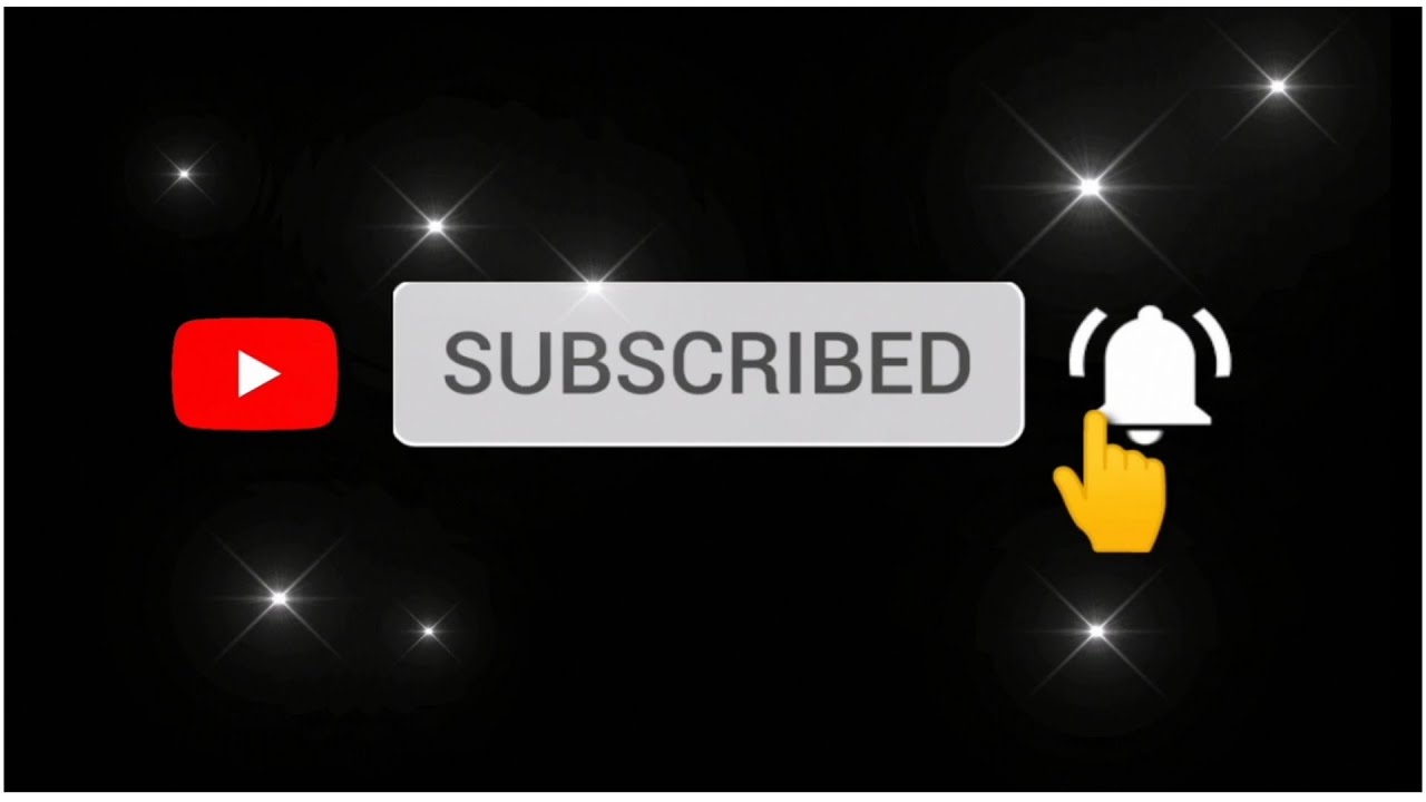 Subscribe & bell icon intro with sound  | without copyright claim | animation subscribe button