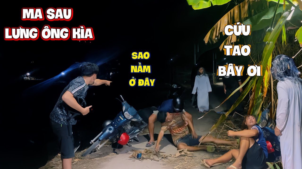 Chạy bỏ xe khi đi trên đoạn đường vắng phát hiện có người nằm giữa đường  | HoàiPhong TV