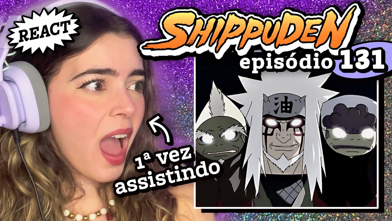 IRC! Jiraiya ativou o modo sábio 🐸 // React Naruto Shippuden 131
