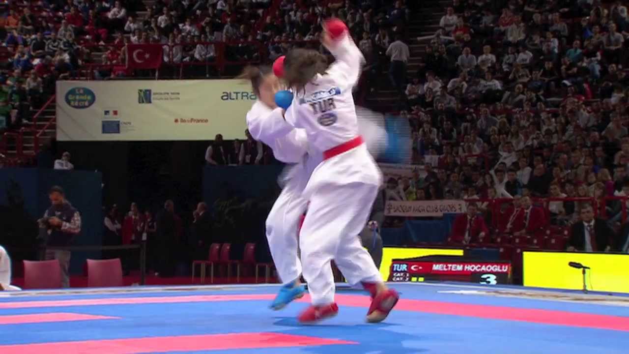 (1/2) Bronze Female Team Kumite Turkey vs China. WKF World Karate Championships 2012