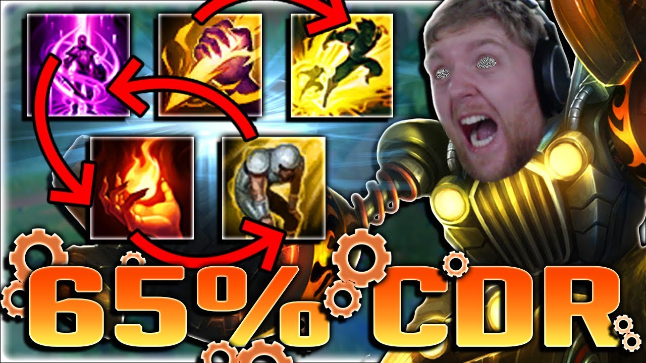 ЭТО САМАЯ КРУТАЯ ПОДДЕРЖКА КОГДА-ЛИБО!! 65% CDR ZZ'ROT TELEPORT SMITE FLASH IGNITE EXHAUST BLITZ!?!