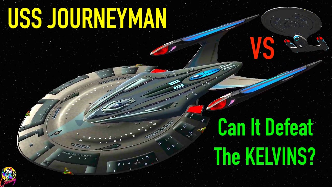 USS Journeyman VS KELVIN Galaxy Class - Both Ways - Star Trek Starship Battles