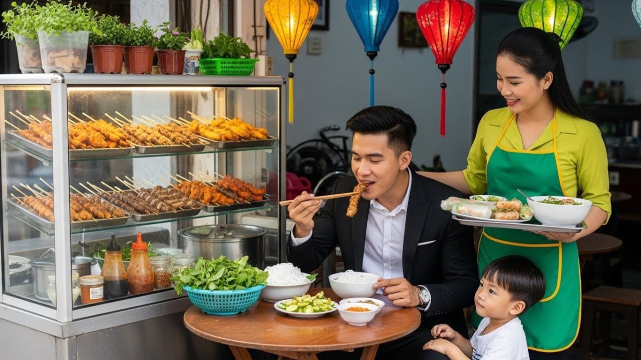 Gặp Lại Vợ Cũ Ở Quán Cơm Bụi  Ven Đường ,Tỷ Phú Sốc Nặng Khi Thấy Cậu Bé Nói Anh Là  Bố!