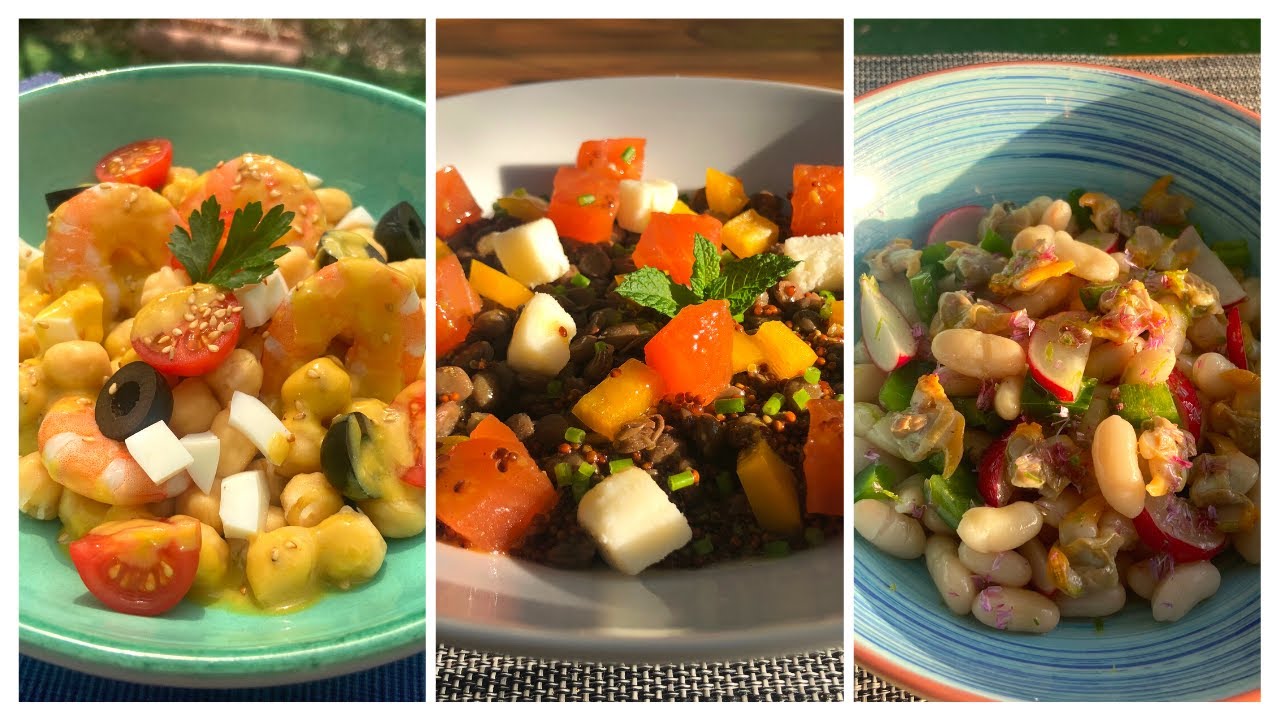 3  ENSALADAS CON LEGUMBRES DELICIOSAS que no dejarás de Preparar 😉 - GUILLE RODRIGUEZ