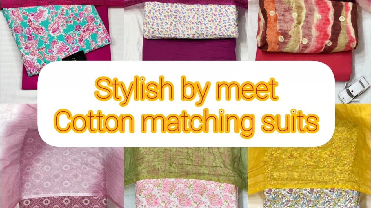 Cotton maching suits#2026# trending suits#9813451245#big sale sale #