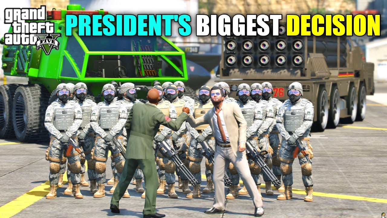 GTA 5 : MICHAEL PRESIDENT'S BIGGEST DECISION || BB GAMING