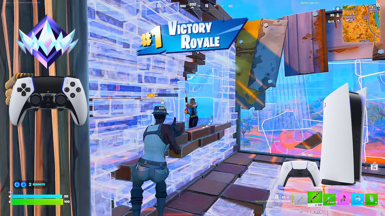 Fortnite Unreal Ranked Reload On PS5 | Controller Gameplay | 120 FPS | 4K