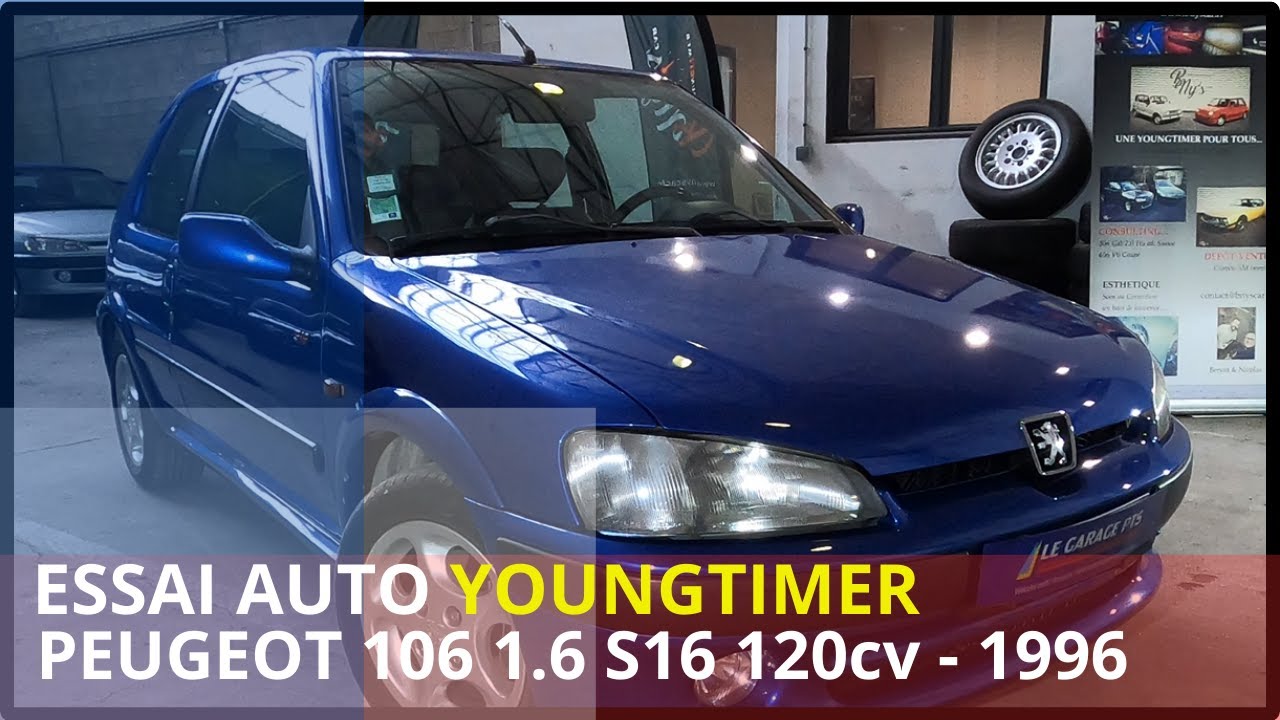 TEST AUTO GTI - PEUGEOT 106 1.6 S16 - 1996