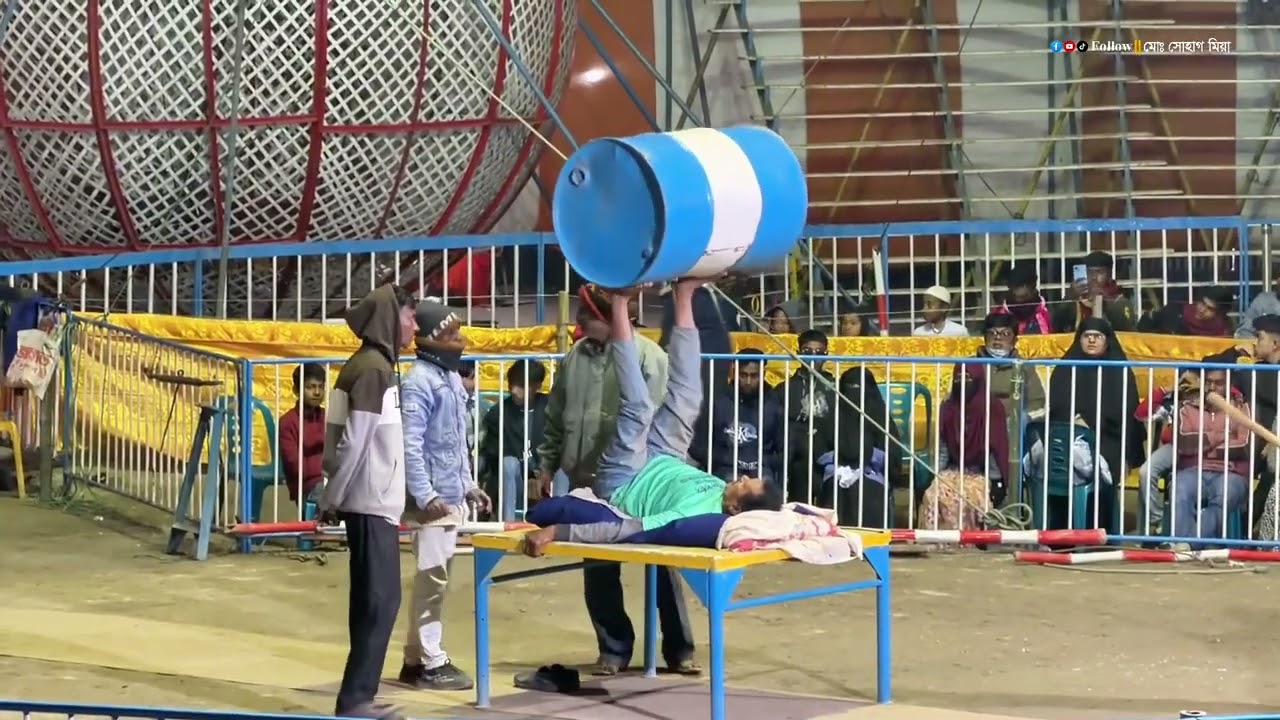 Fearless Girl&rsquo;s Circus Balance Act | Standing on Rolling Drum