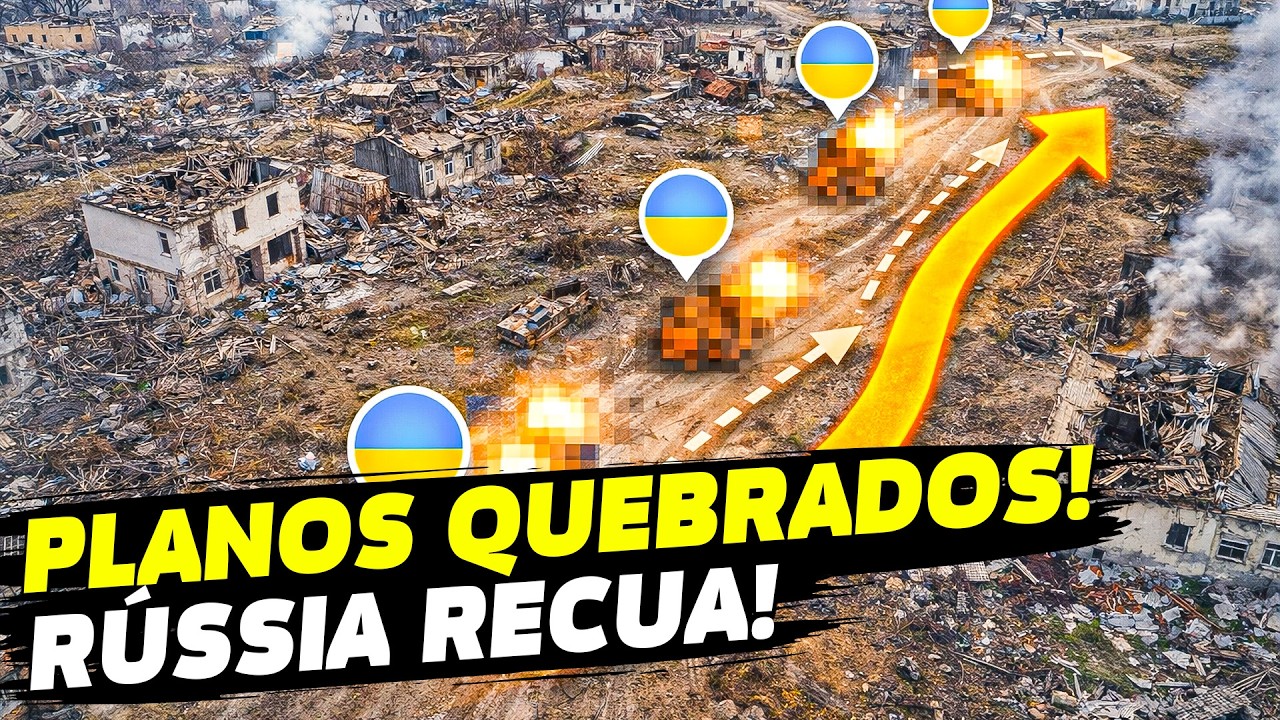 Rússia tenta avançar… mas Ucrânia vira o jogo e recupera território