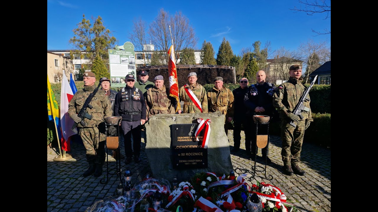 Dębowiec 16.02.2024           83. Rocznica Pierwszego Zrzutu Cichociemnych.