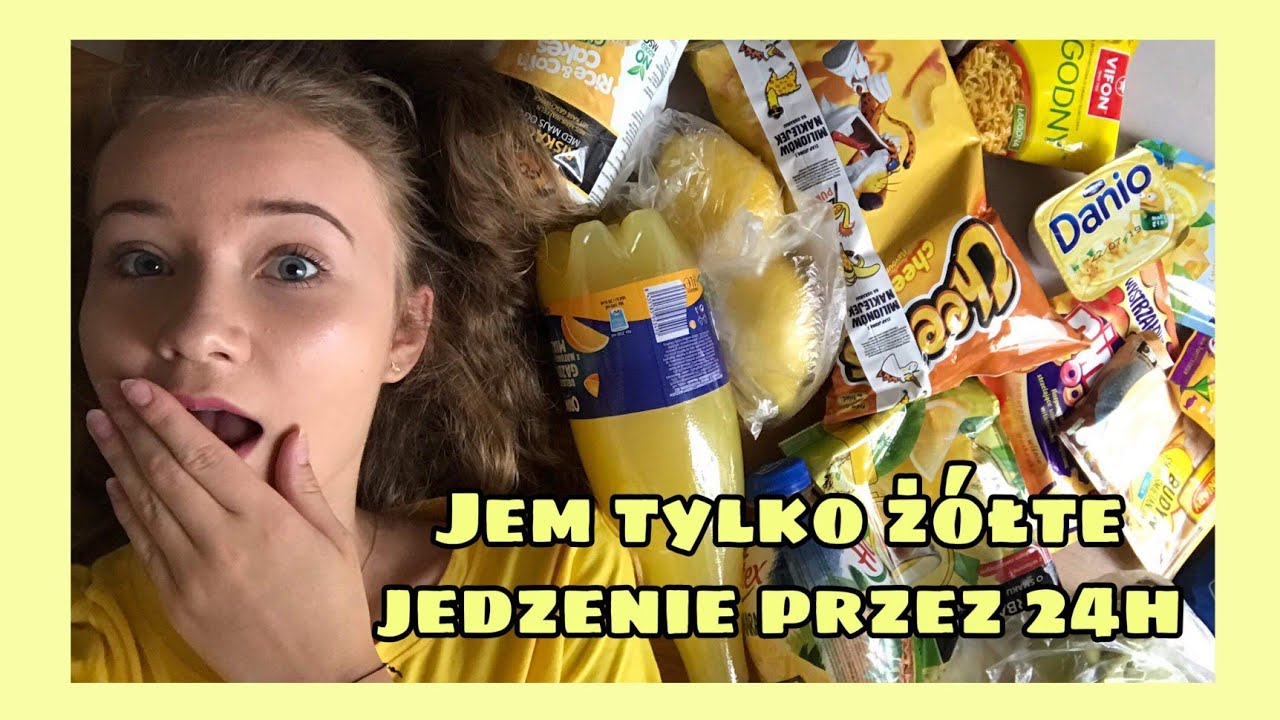 JEM TYLKO ŻÓŁTE JEDZENIE PRZEZ 24H