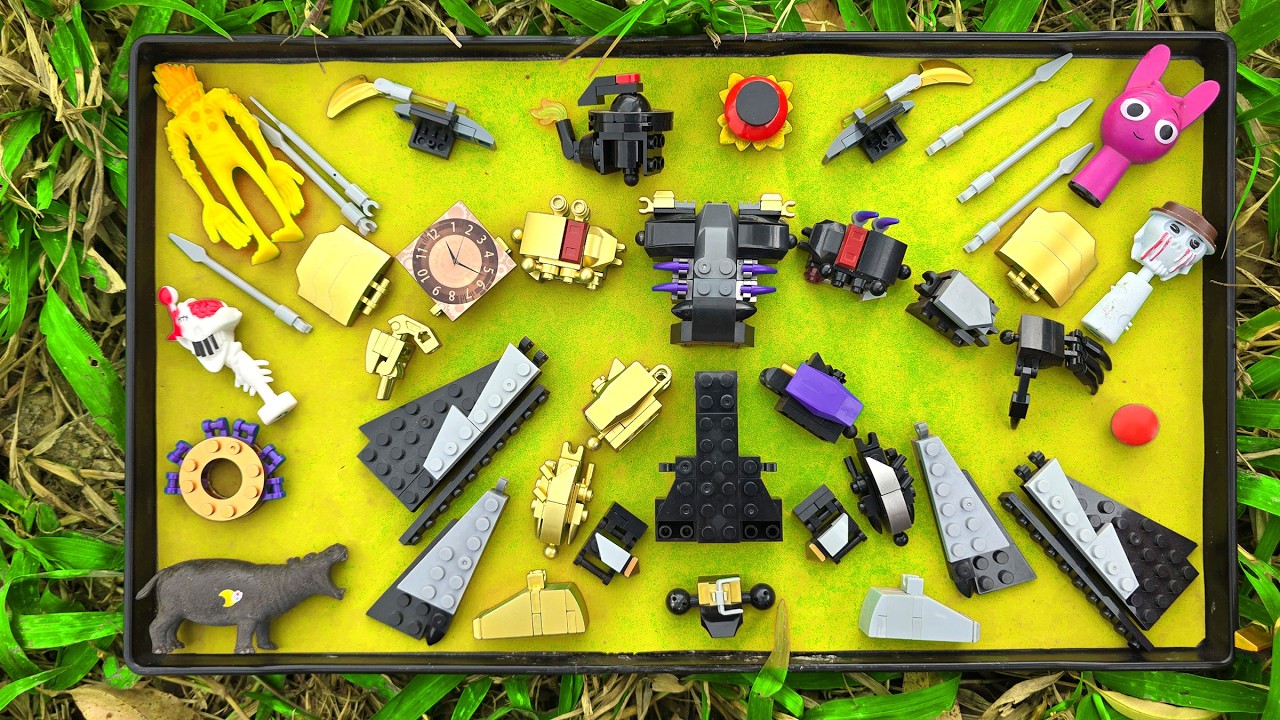 Hunting Horror Sprunki and Unboxing LEGO Sinister in the Rice Fields | Baka Bricks